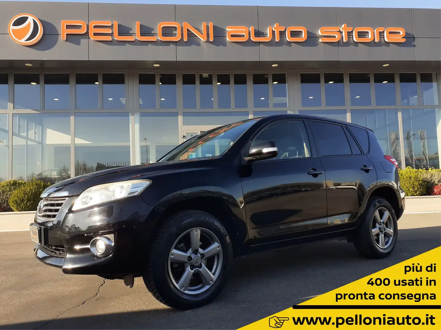 Toyota RAV 4 2.2 D-4D 150 CV Lounge 2WD 1°PROP-GARANZIA-KM CER Czarny - 1