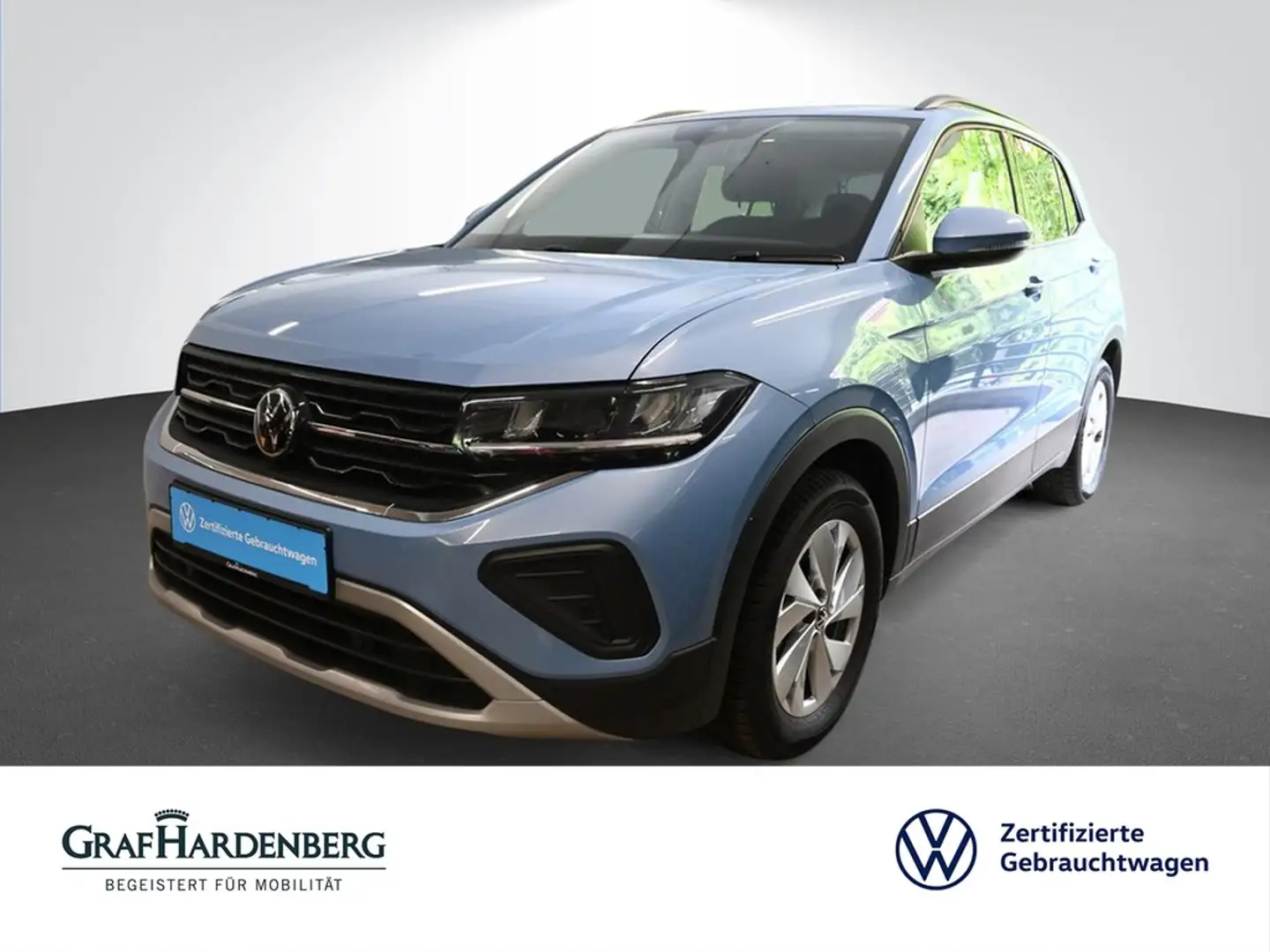 Volkswagen T-Cross 1.0 TSI Automatik Life AHK LED SzHzg PDC Blau - 1
