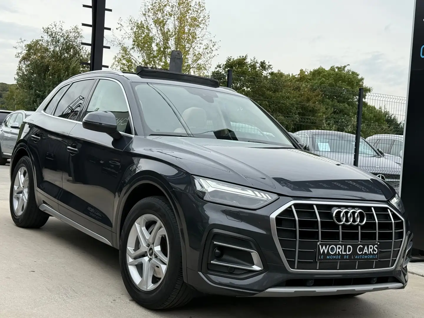 Audi Q5 35.TDI 163CV / BOITE AUTO / TOIT PANO / COCKPIT / Grigio - 2