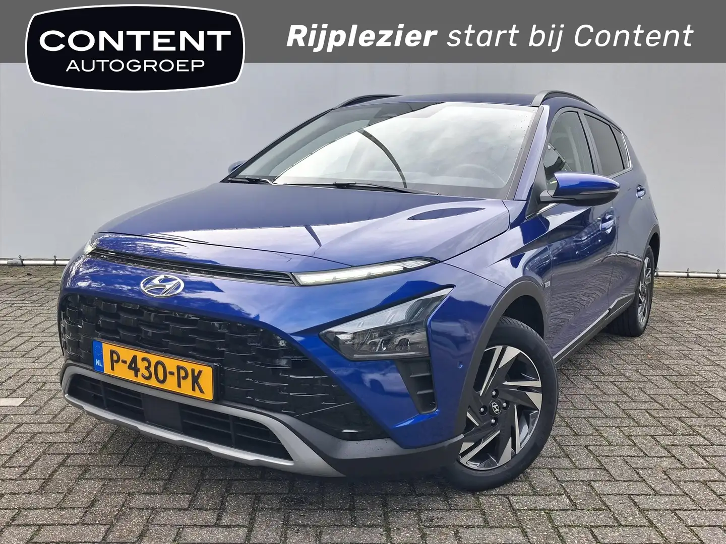 Hyundai BAYON 1.0 T-GDI 7DCT Premium I Navi I Bose I Stoelverwar Blauw - 1