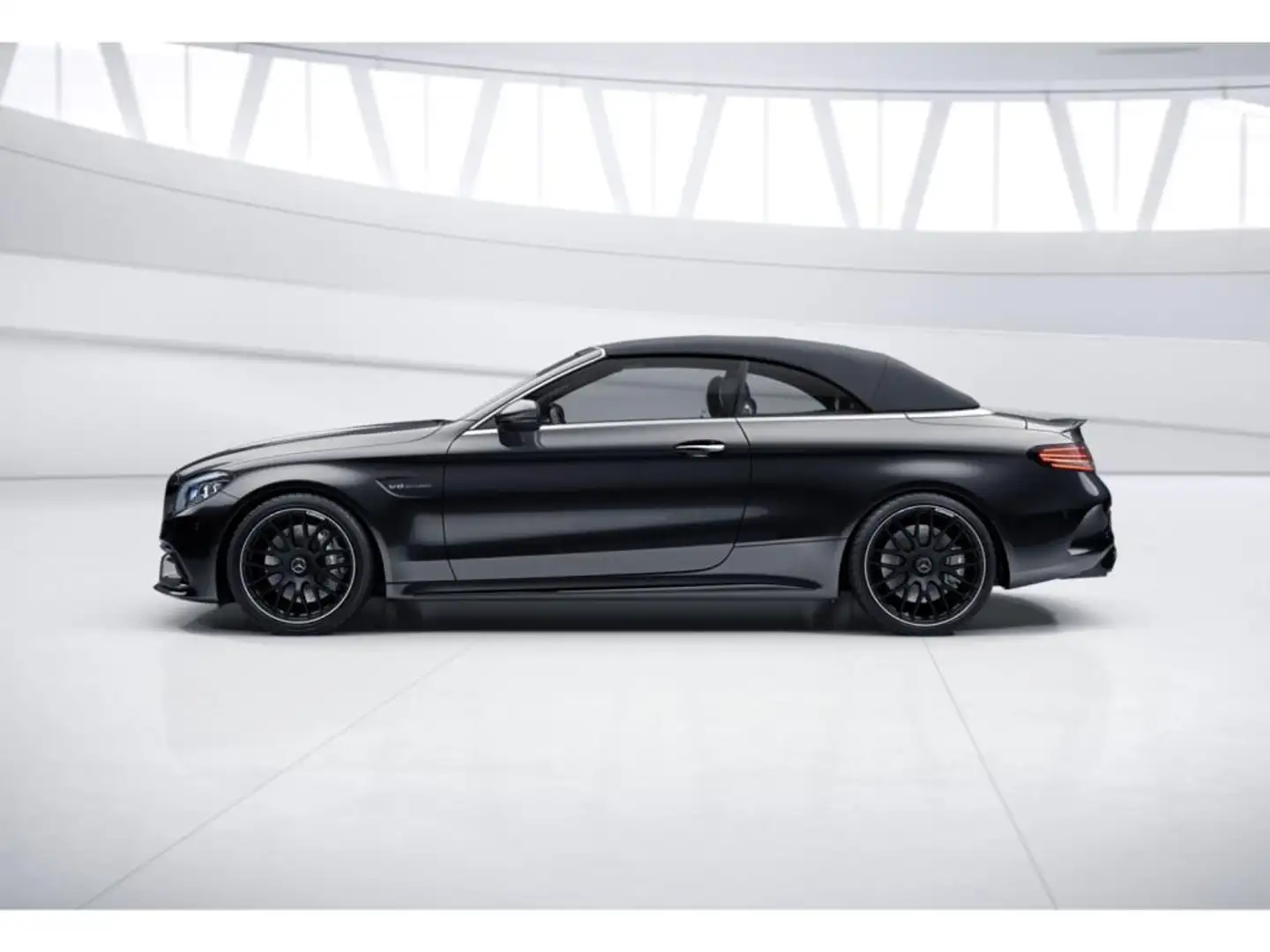 Mercedes-Benz C 63 AMG Cabriolet RüKam+AIRSCARF+COMAND+M-LED Schwarz - 2