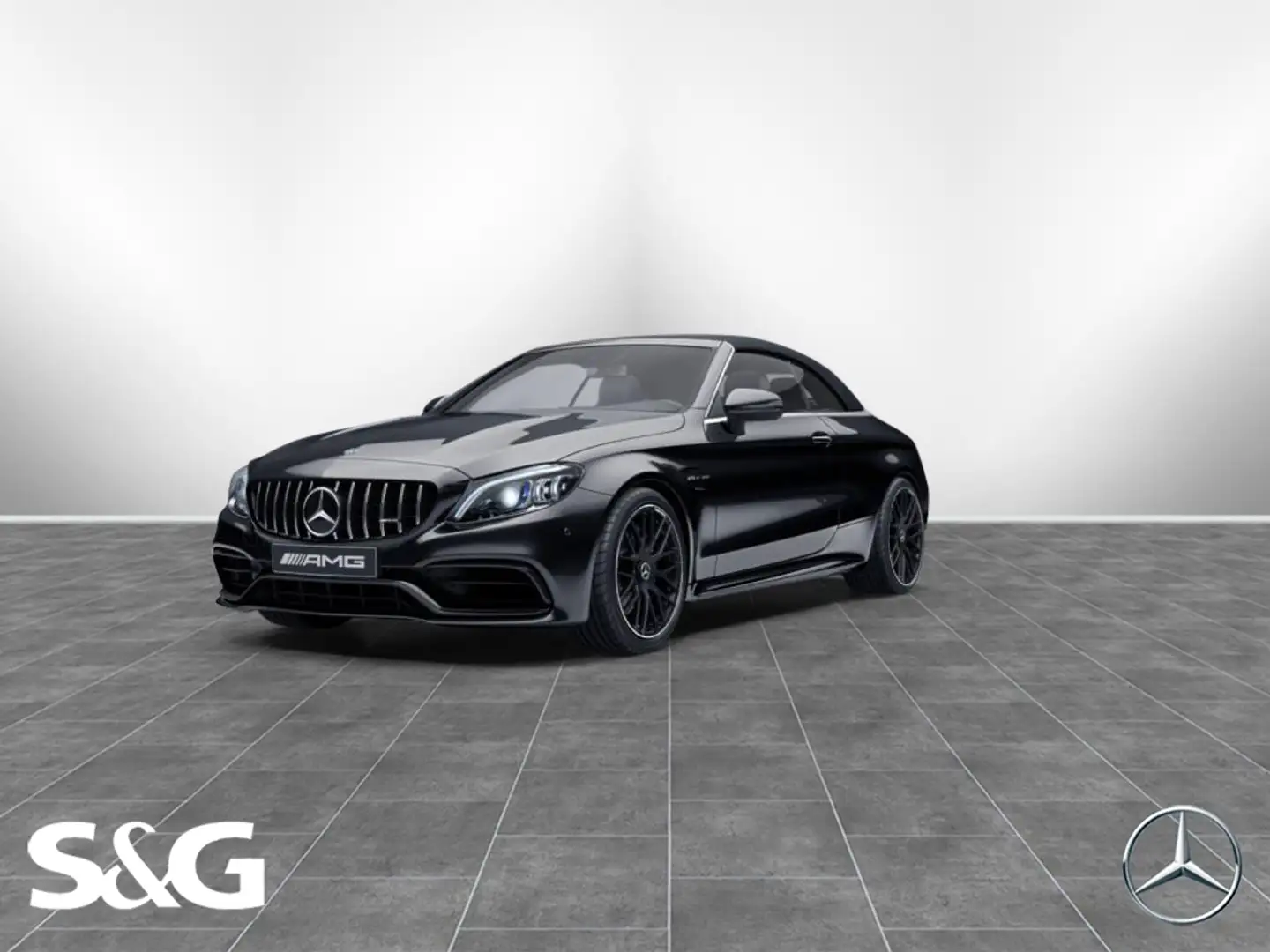 Mercedes-Benz C 63 AMG Cabriolet MEMORY+DISTRONIC+CARPLAY+20" Schwarz - 1