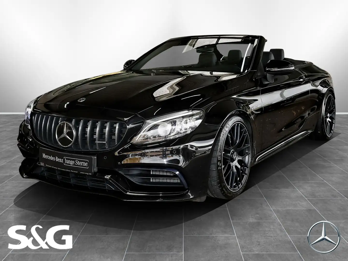 Mercedes-Benz C 63 AMG Cabriolet MEMORY+DISTRONIC+CARPLAY+20" Schwarz - 1
