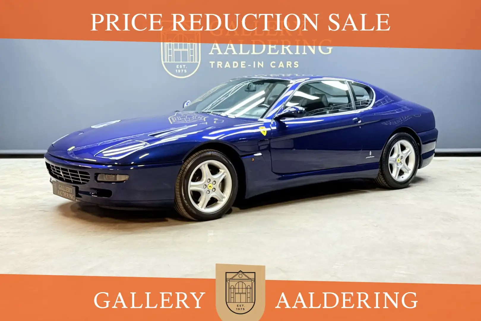 Ferrari 456 GT "Manual 6 speed transmission" Trade-in-car PRIC Blauw - 1