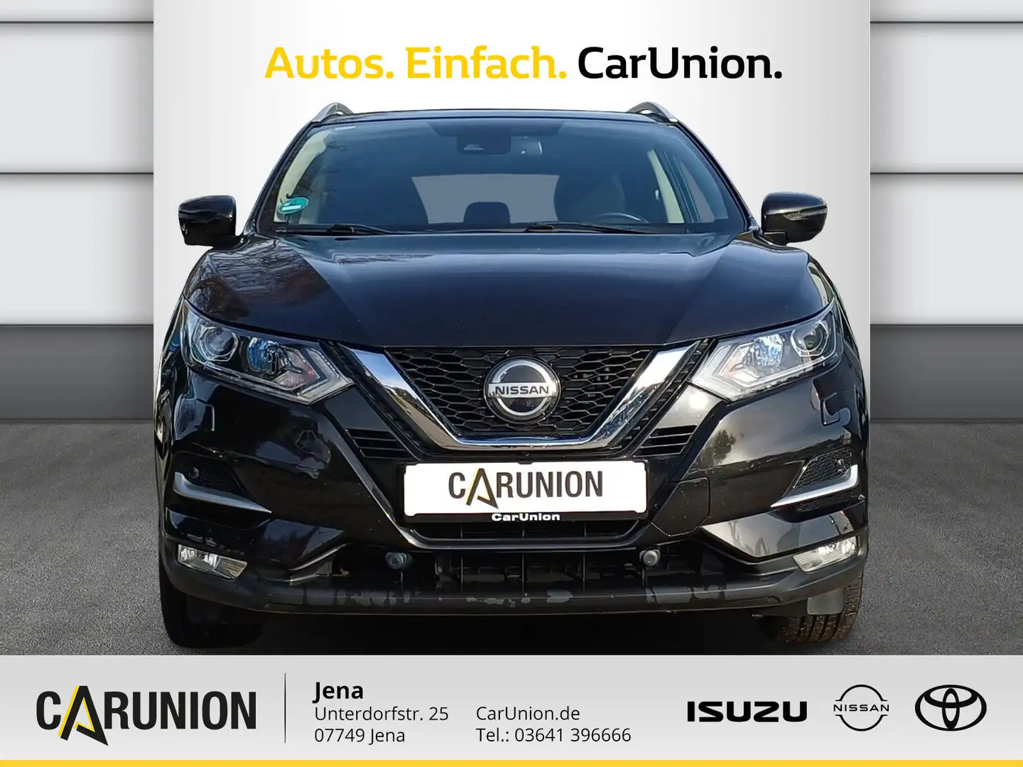 Nissan Qashqai 1,3 DIG-T N-Connecta FS Heizung 360° Schwarz - 2