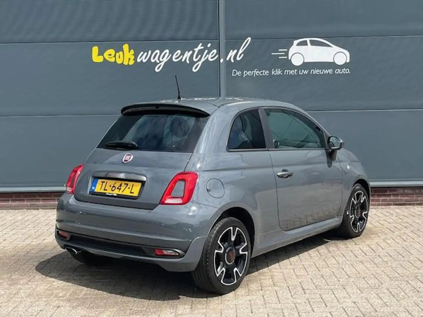 Fiat 500 0.9 TwinAir Turbo Sport *navi *carplay *climate *N Gris - 2