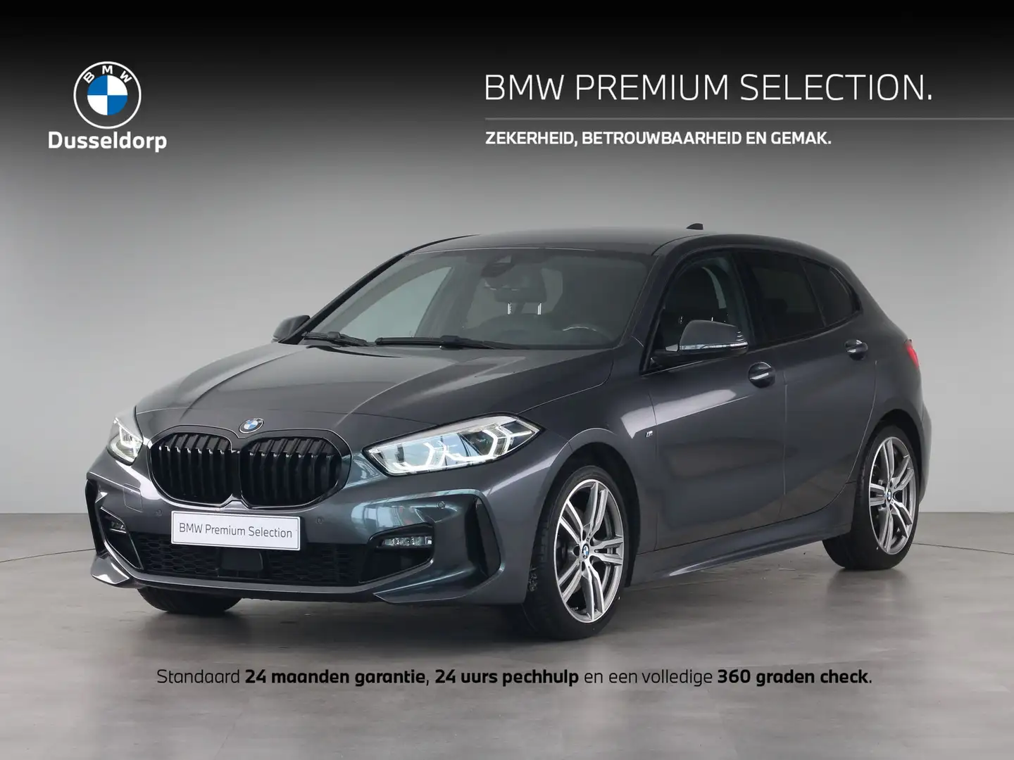 BMW 118 1 Serie 118i High Executive Gris - 1