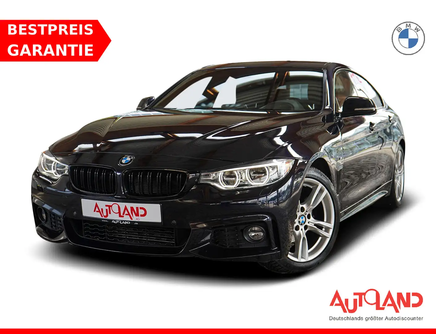 BMW 420 420i Gran Coupe M Sport LED Head-Up Navi Memory Schwarz - 1