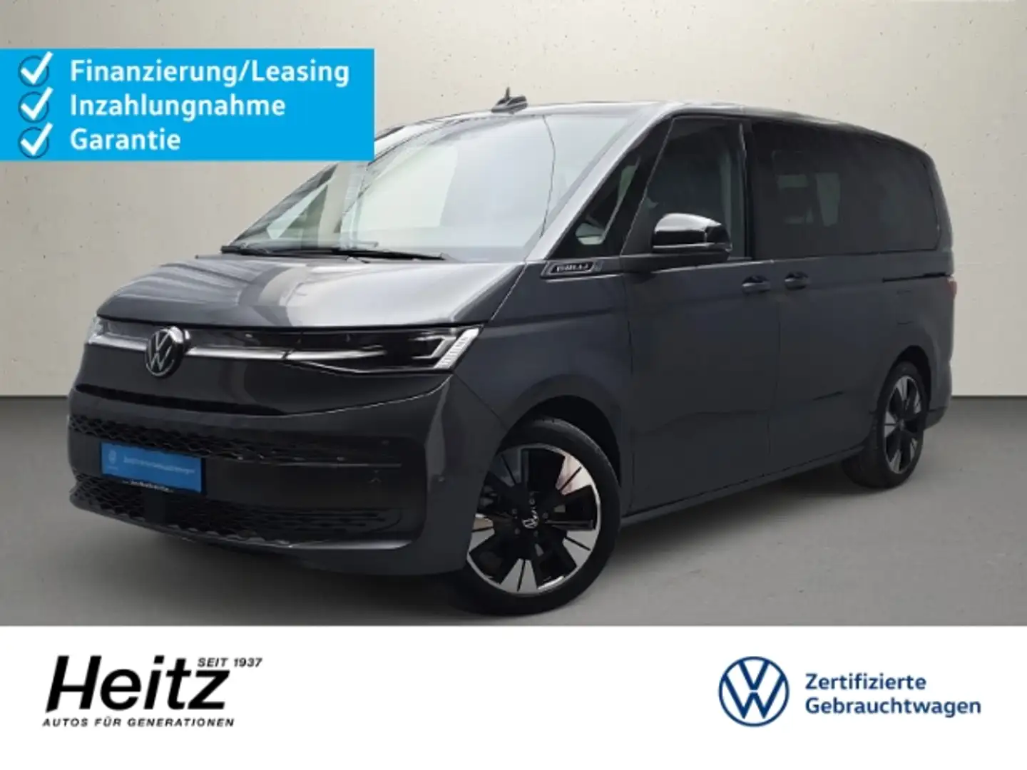 Volkswagen T7 Multivan Goal lang TDI 7-Sitzer Navi AHK Pano Grau - 1