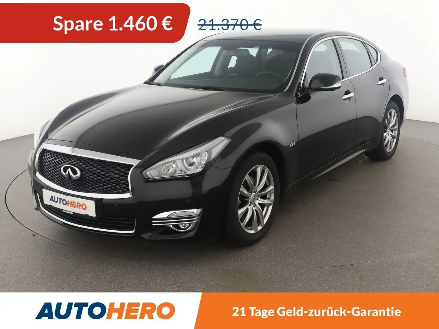 Infiniti Q70 2.2 Diesel Premium Aut.*NAVI*TEMPO*CAM*PDC*SHZ* Schwarz - 1