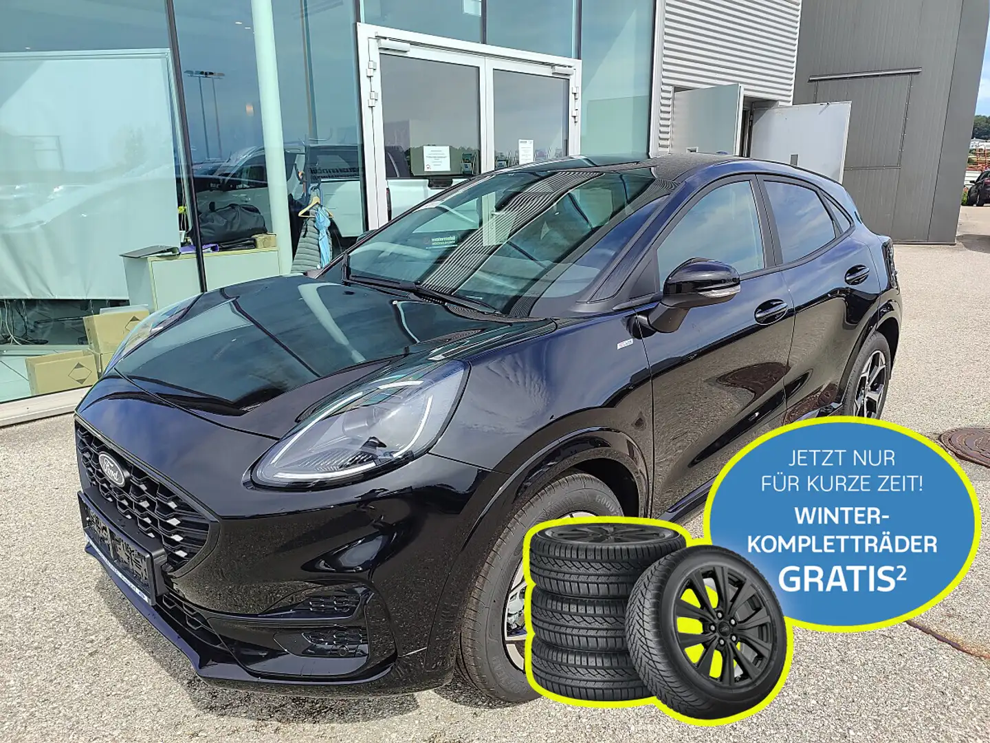 Ford Puma 1,0 EcoBoost Hybrid ST-Line Schwarz - 1