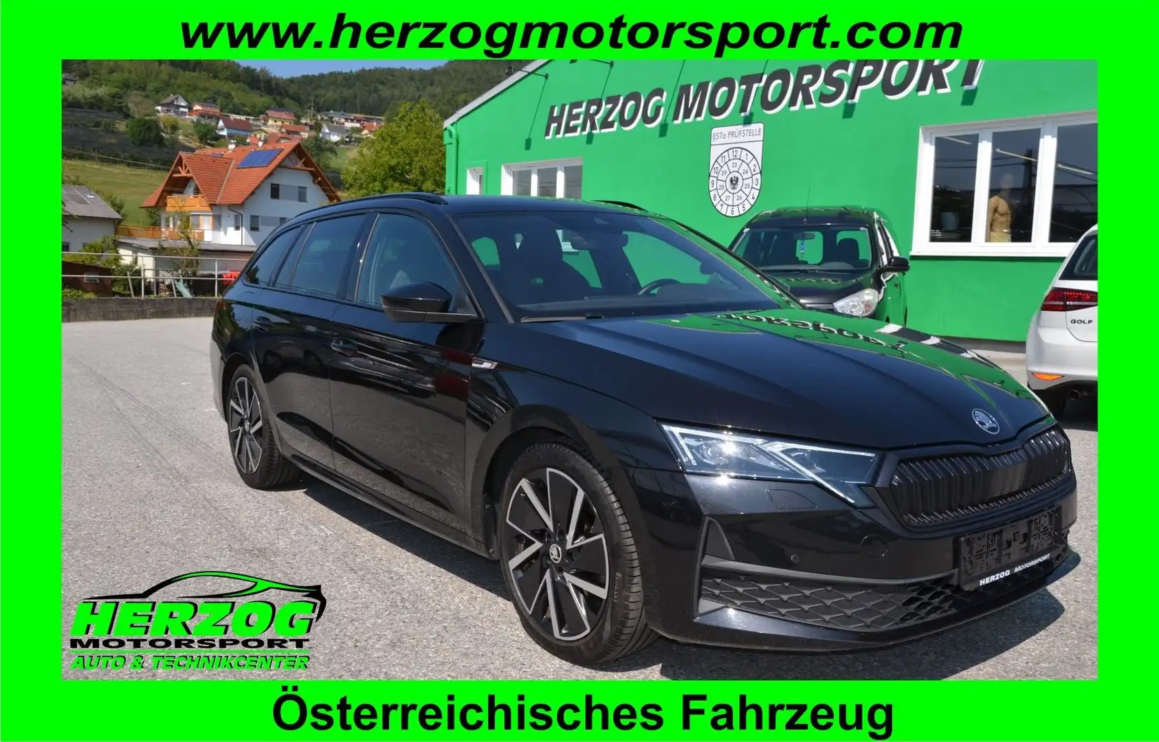 Skoda Octavia Octavia Kombi 2,0TDI Sportline DSG MATRIX AHV Schwarz - 1