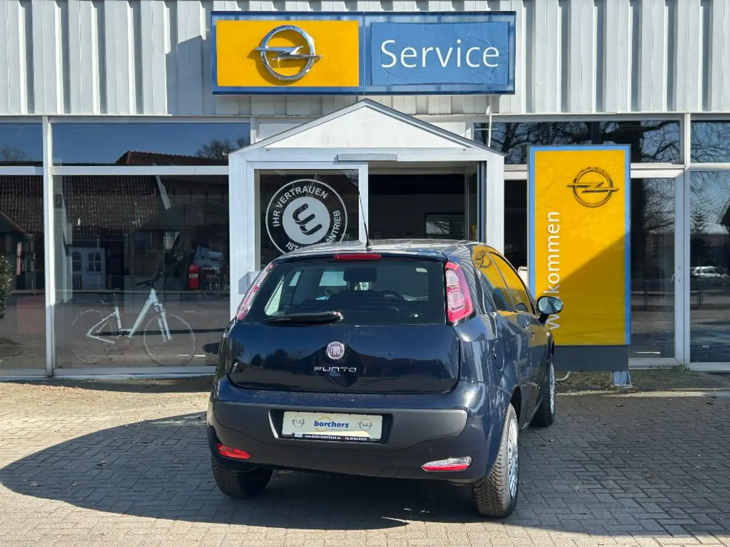 Fiat Punto Evo 1.2 8V MyLife MIT HAGELSCHADEN Albastru - 2