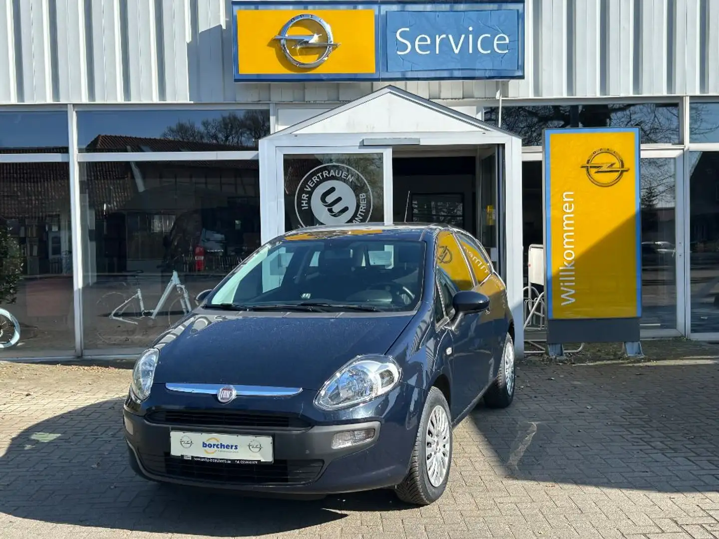 Fiat Punto Evo 1.2 8V MyLife MIT HAGELSCHADEN Albastru - 1