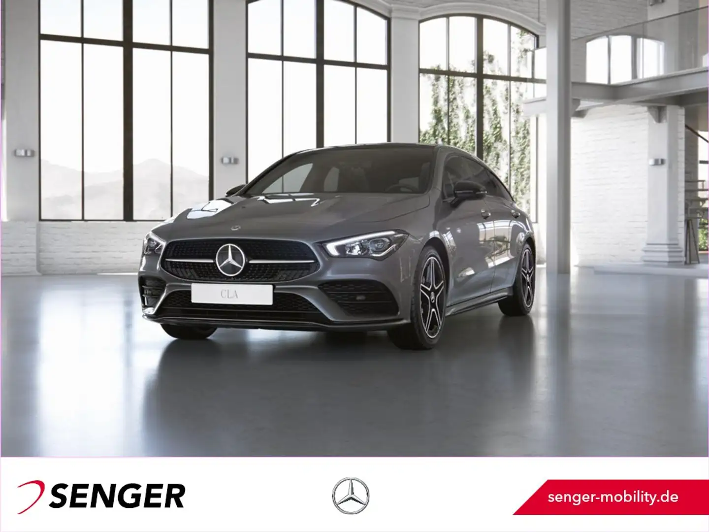 Mercedes-Benz CLA 180 d SB AMG Night Rückfahrkamera Pano LED Grijs - 1