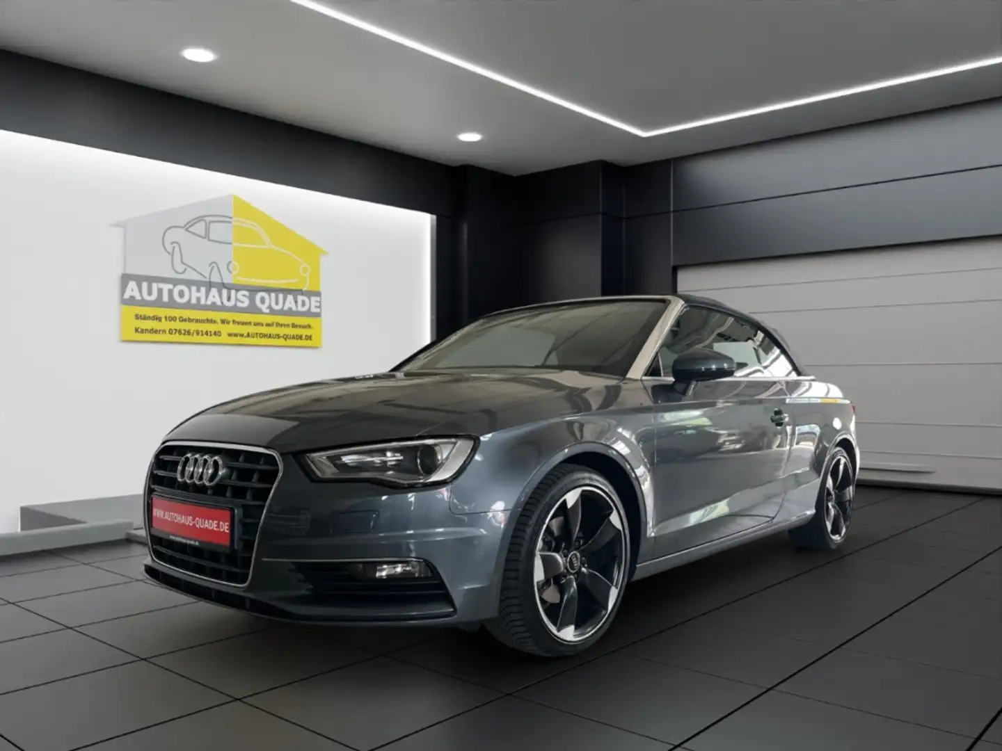 Audi A3 Cabriolet Ambition ultra 1.4 TFSI Leder Soundsyste Gris - 1