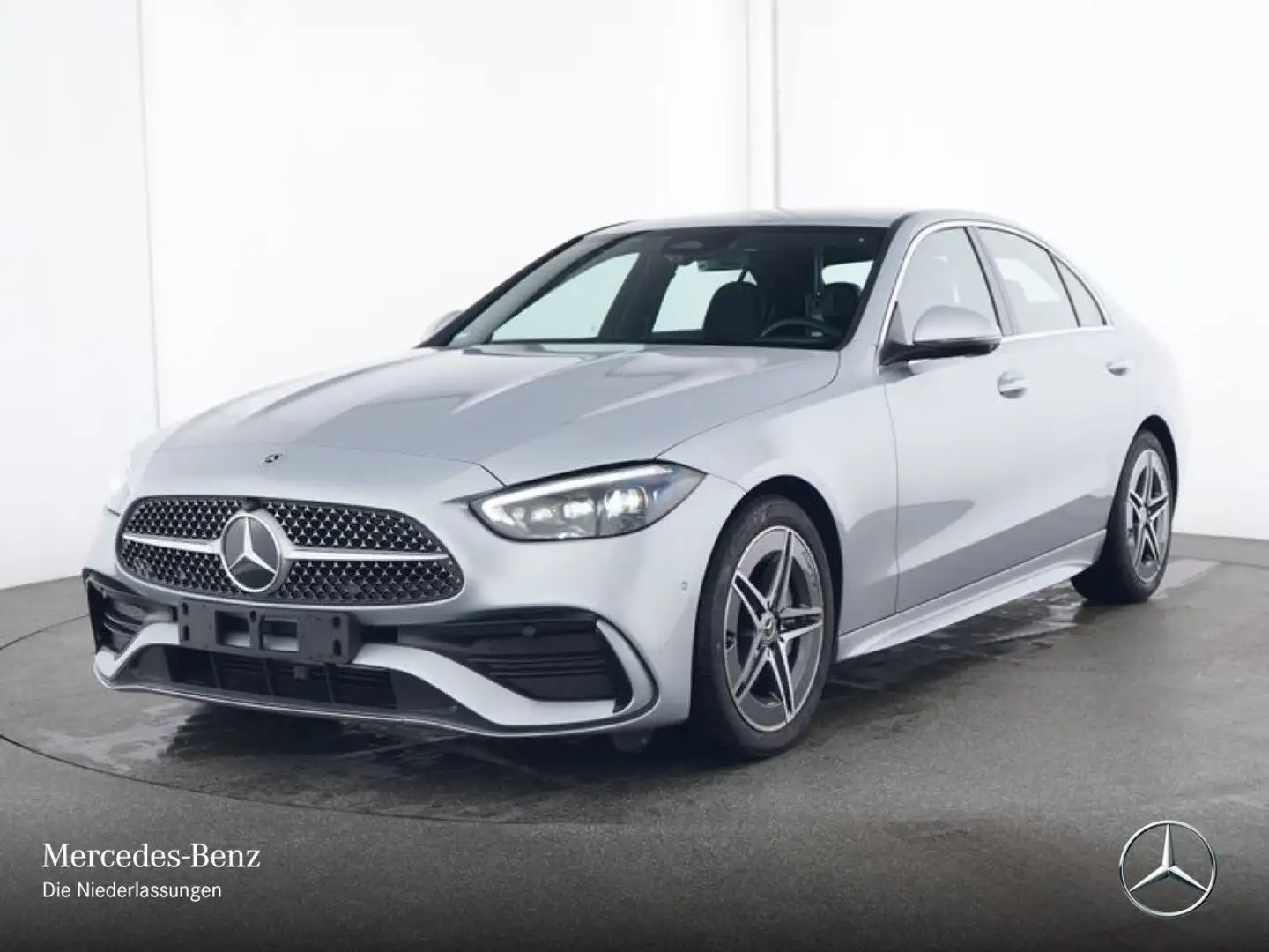 Mercedes-Benz C 300 AMG+360+AHK+TOTW+KEYLESS+9G Silber - 2