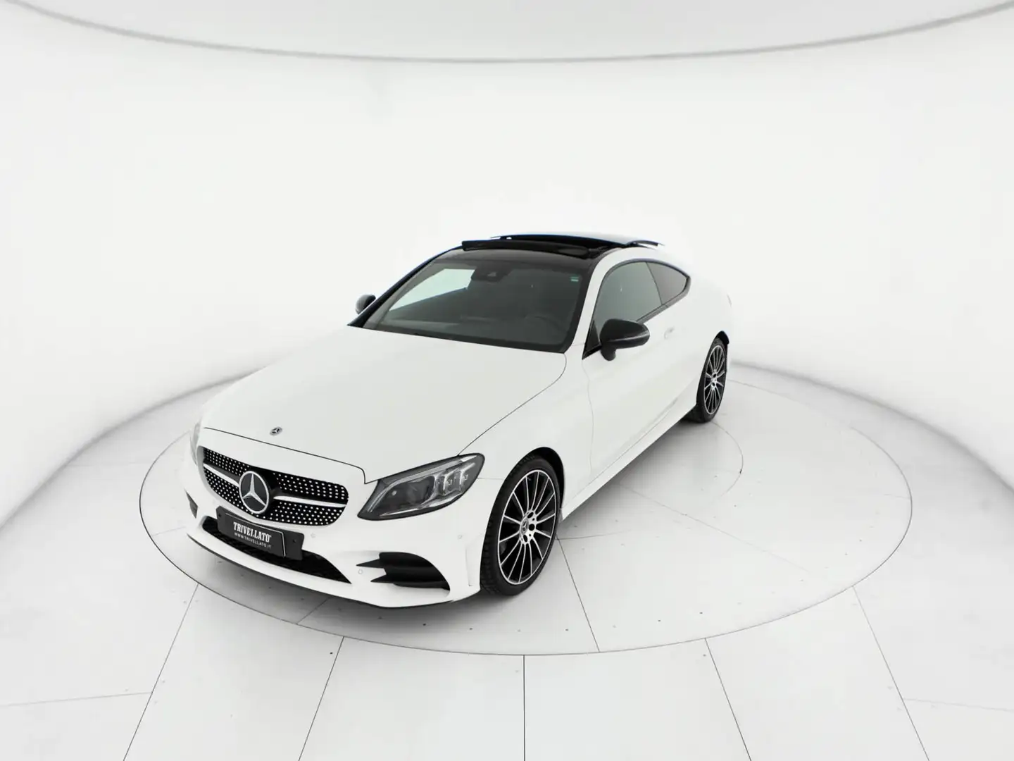 Mercedes-Benz C 220 coupe 220 d premium auto White - 1