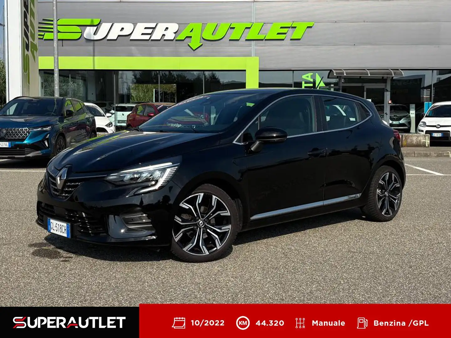 Renault Clio 1.0 tce Intens Gpl 100cv my21 Nero - 1