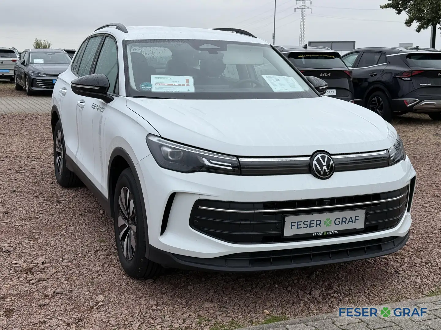 Volkswagen Tiguan 1.5 eTSI Goal DSG AHK/LED/AppConn/Parklenk Weiß - 2