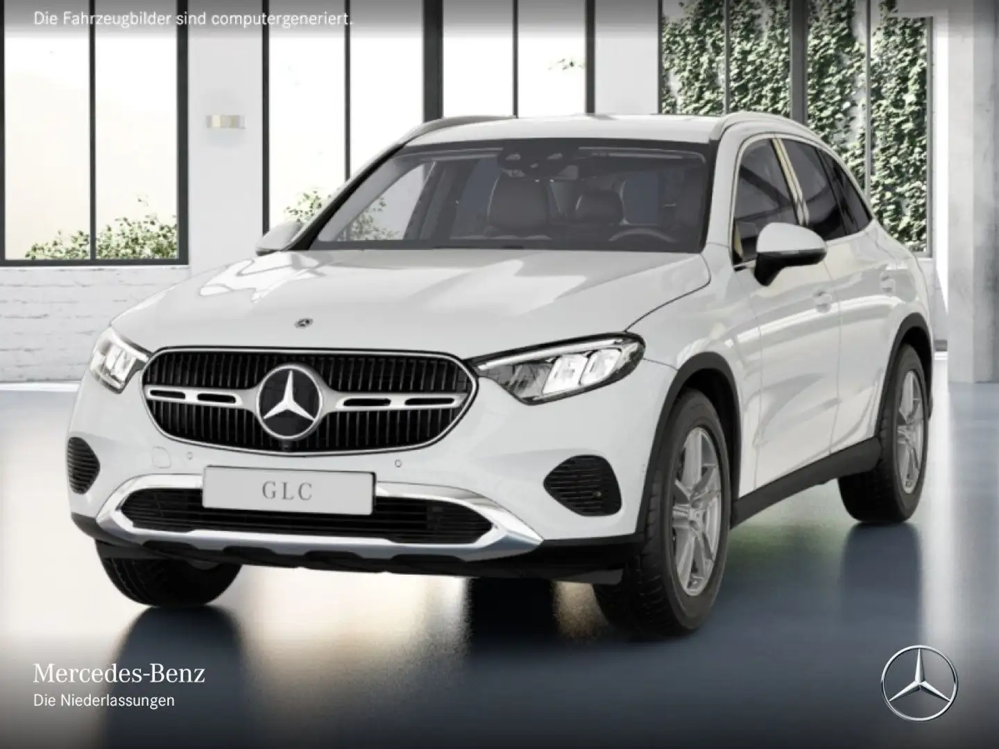 Mercedes-Benz GLC 200 4M AVANTG+AHK+LED+KAMERA+KEYLESS+9G Weiß - 2