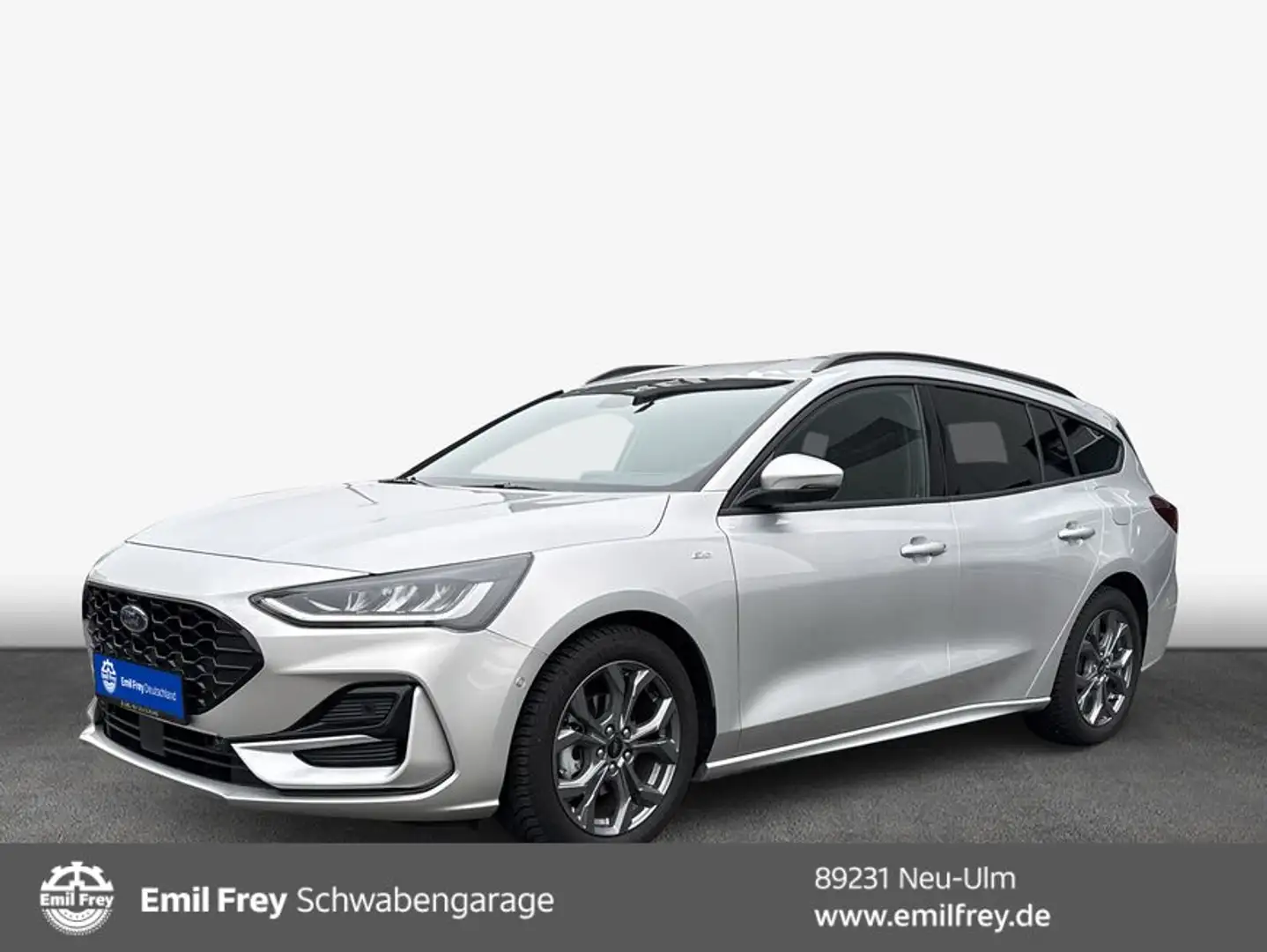 Ford Focus Turnier 1.0 EcoBoost Hybrid ST-LINE X *AHK* Silber - 1