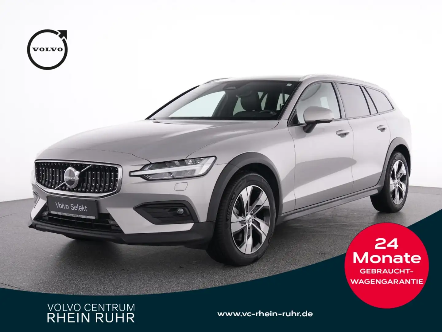 Volvo V60 Cross Country B4 AWD Plus +LICHTPAK+RFK+ Silber - 1
