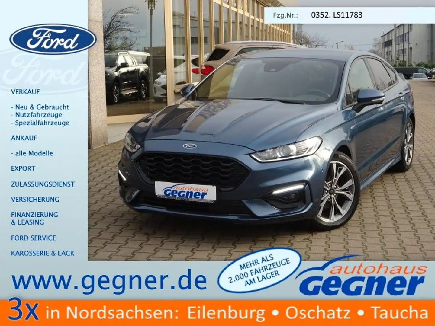 Ford Mondeo Lim. ST-Line Blau - 1