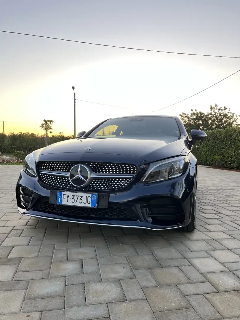 Mercedes-Benz C 300 Coupe d Premium Plus 4matic auto Blu/Azzurro - 1