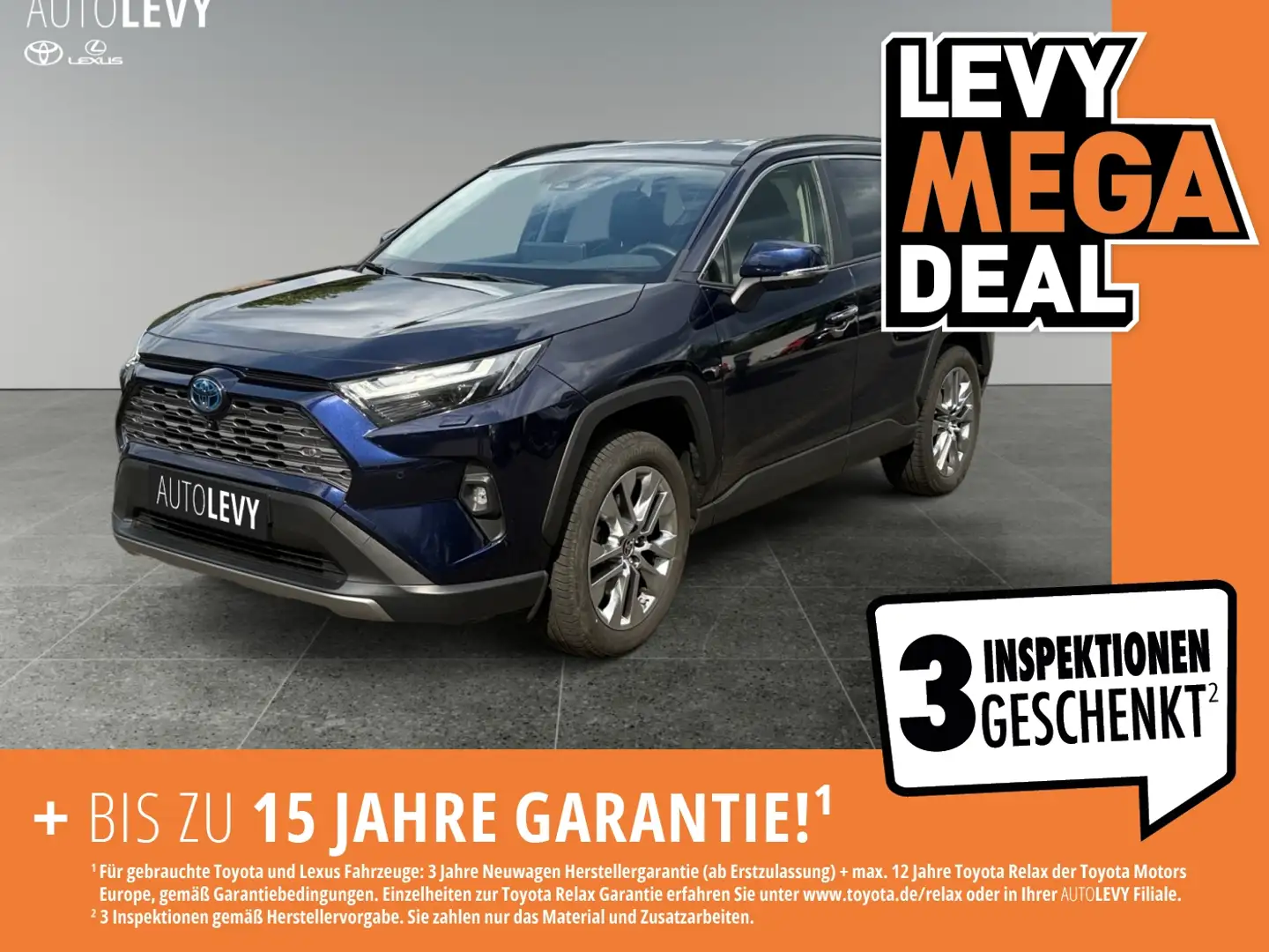 Toyota RAV 4 RAV4 2.5 Hybrid Lounge AWD **360*CARPLAY*AA* Albastru - 1