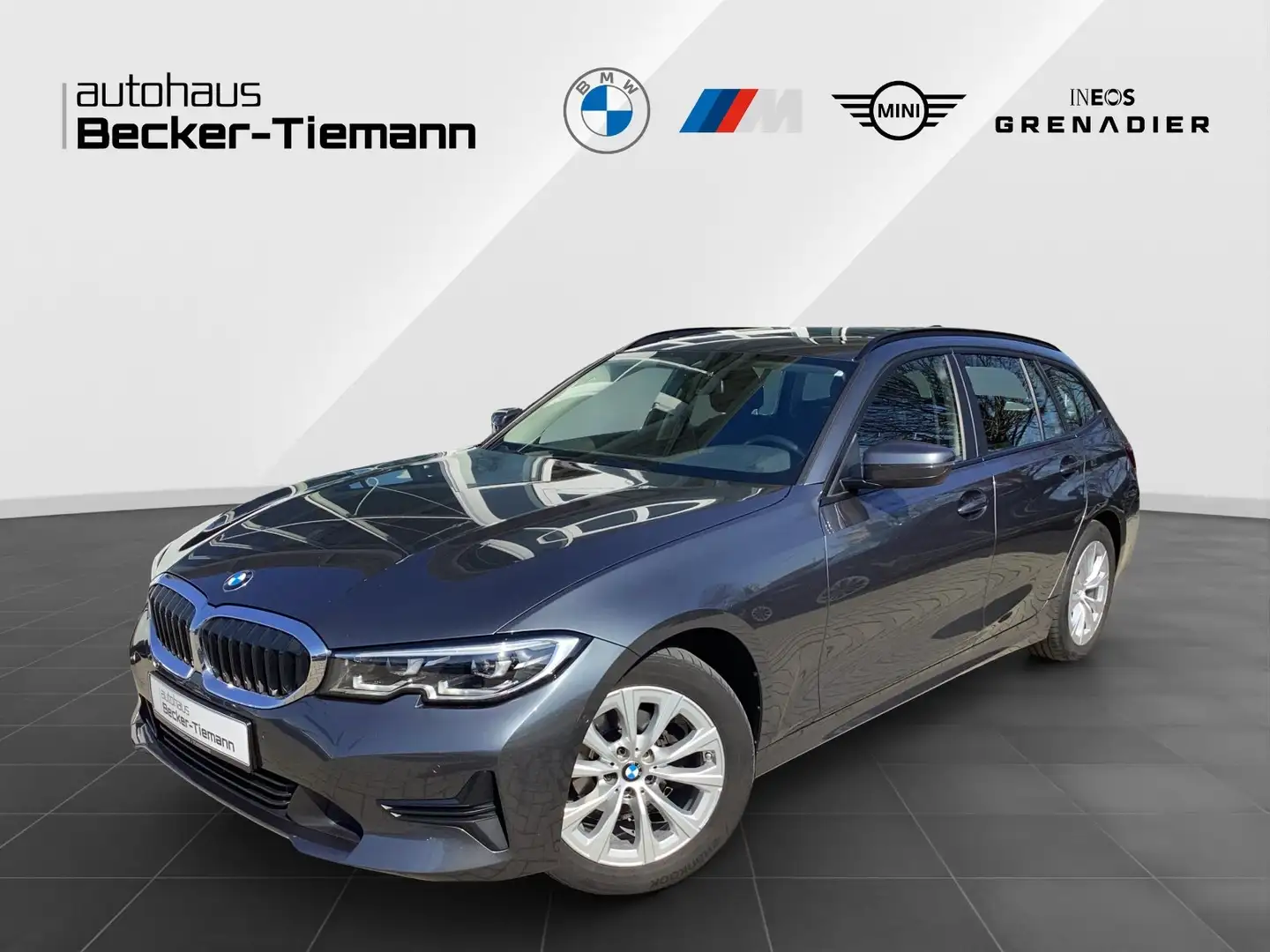 BMW 318 d Touring 17" / AHK / HiFi / Pano / DrivAss / DAB Grigio - 1