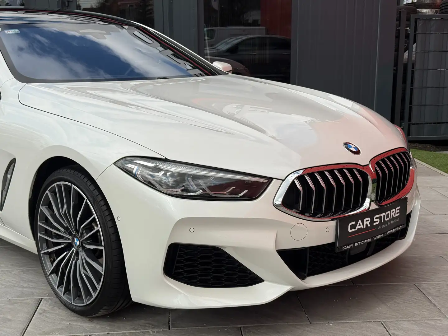 BMW 840 i|xDrive|MSport|Pano|Logic7|Sitzkü|HUD|360|Voll Weiß - 2