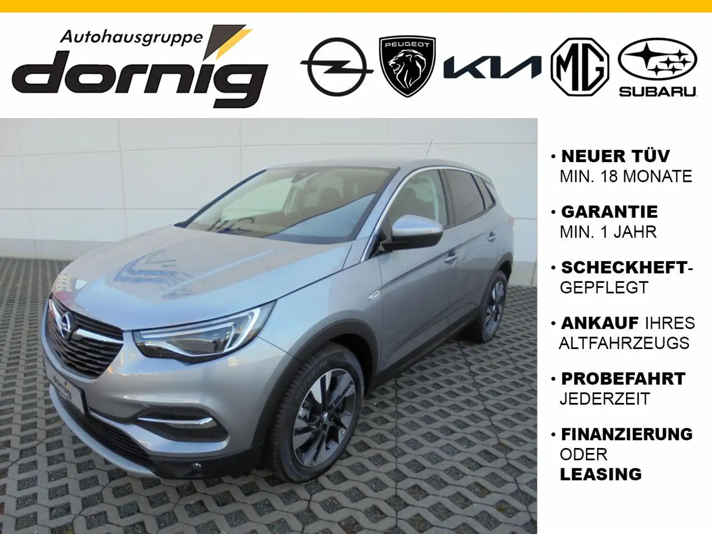 Opel Grandland X Inno., PDC, Kamera hi, SHZ Argent - 1