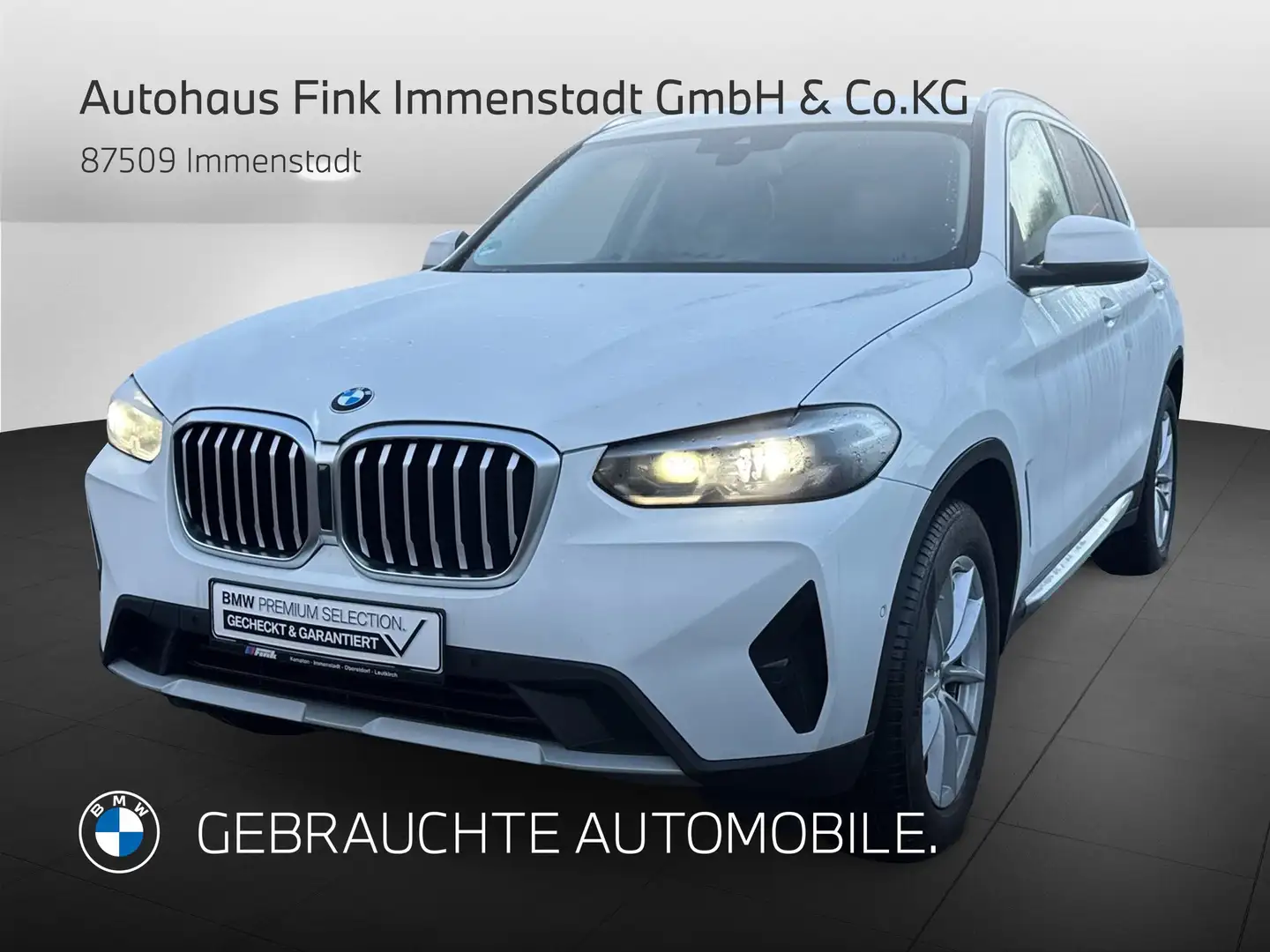 BMW X3 xDrive20d HiFi DAB LED WLAN Parkassistent Weiß - 1