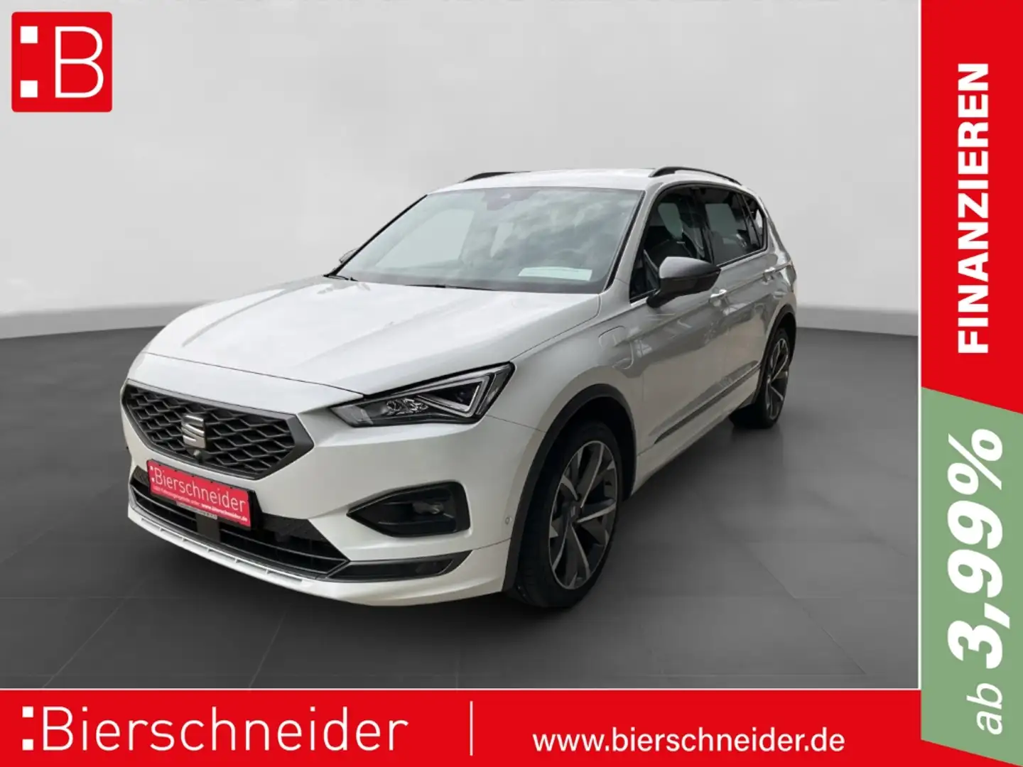 SEAT Tarraco 1.4 TSI DSG eHybrid FR AHK 360-KAM DCC LED ACC Weiß - 1