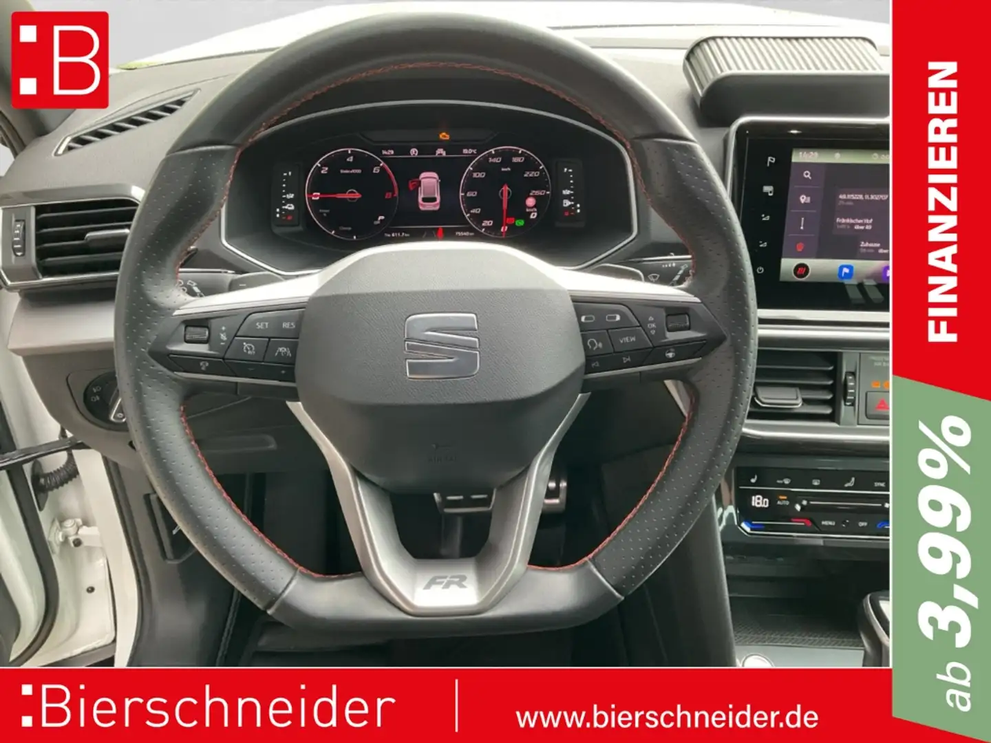 SEAT Tarraco 1.4 TSI eHybrid DSG FR AHK NAVI KAMERA Weiß - 1