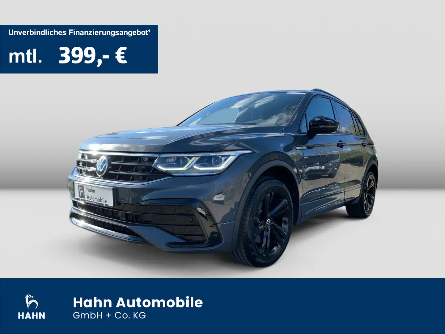 Volkswagen Tiguan 2.0TDI DSG 4M Black R-Line Cam HK IQ.Ligh Gris - 1
