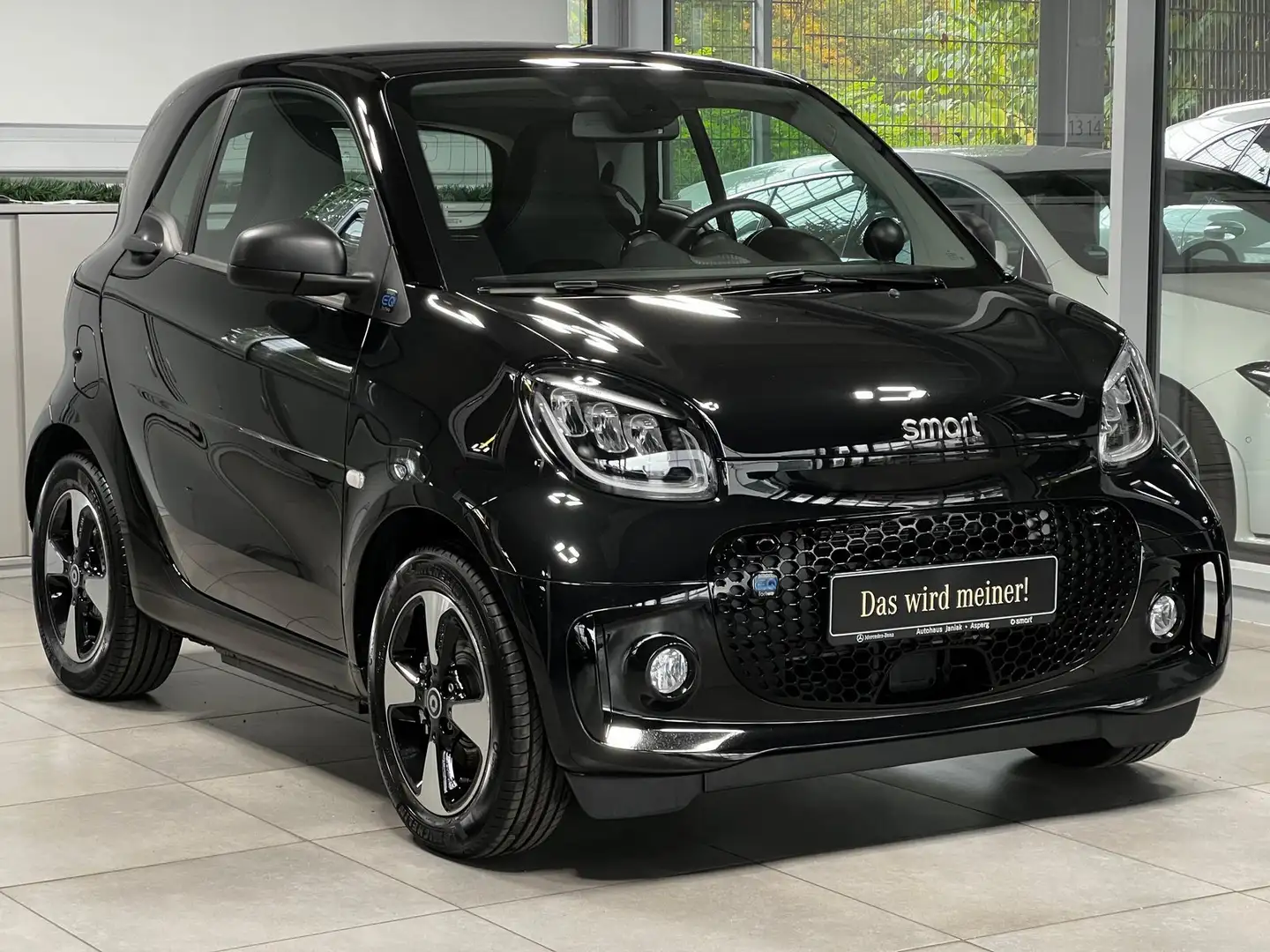 smart forTwo fortwo coupé EQ Passion 22kW LED+NAVI+EPH&KAMERA Schwarz - 2