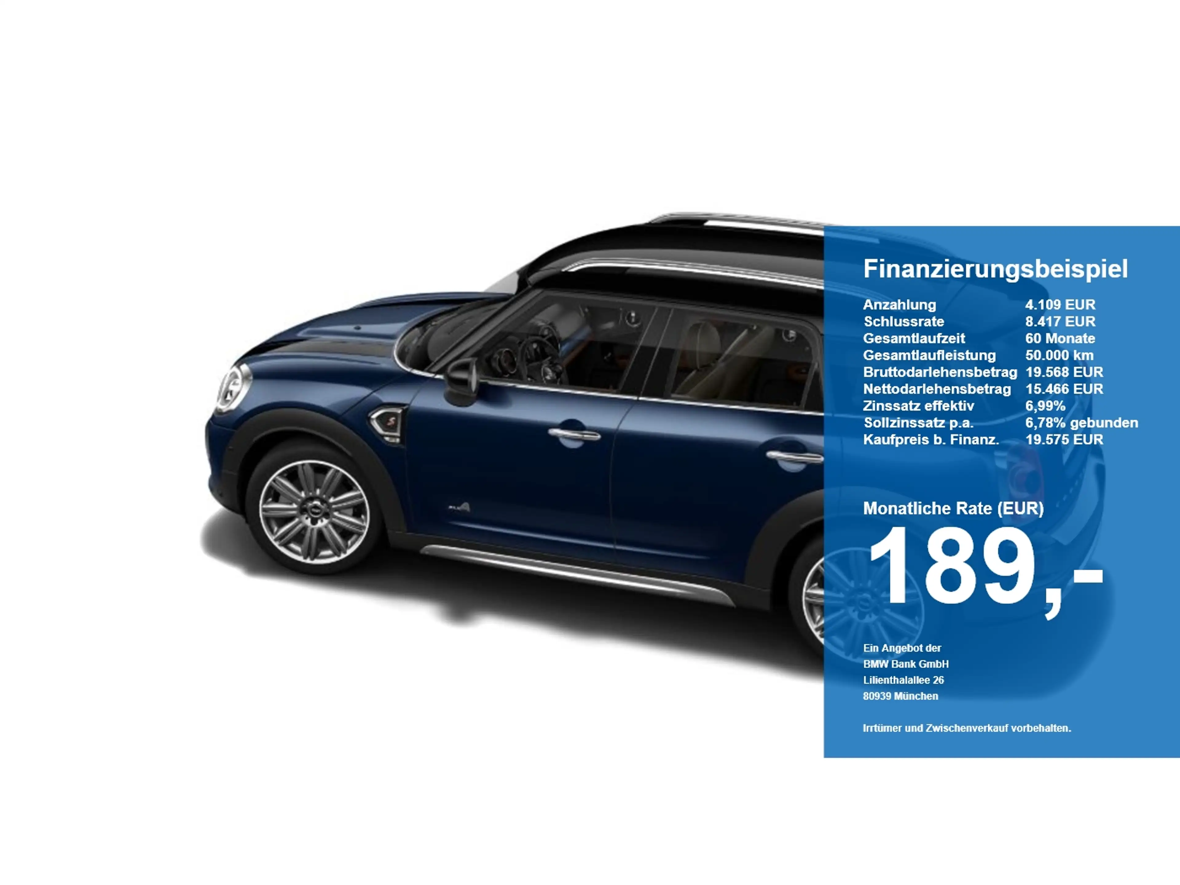 MINI Cooper SD Countryman ALL4 LED H&K NaviPro RFK