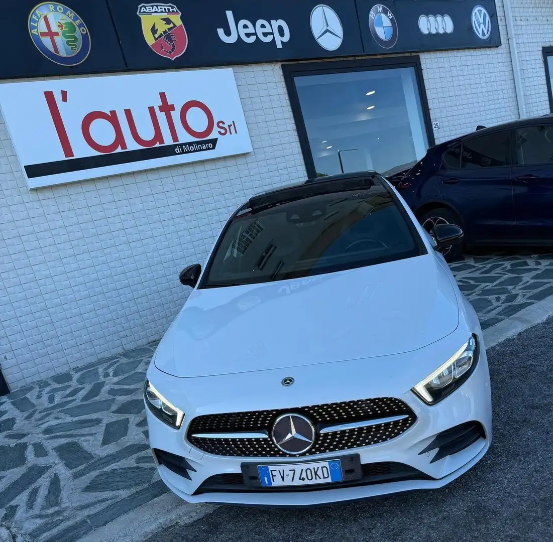 Mercedes-Benz A 180 Classe A 180d Premium TETTO FULL! Bianco - 2