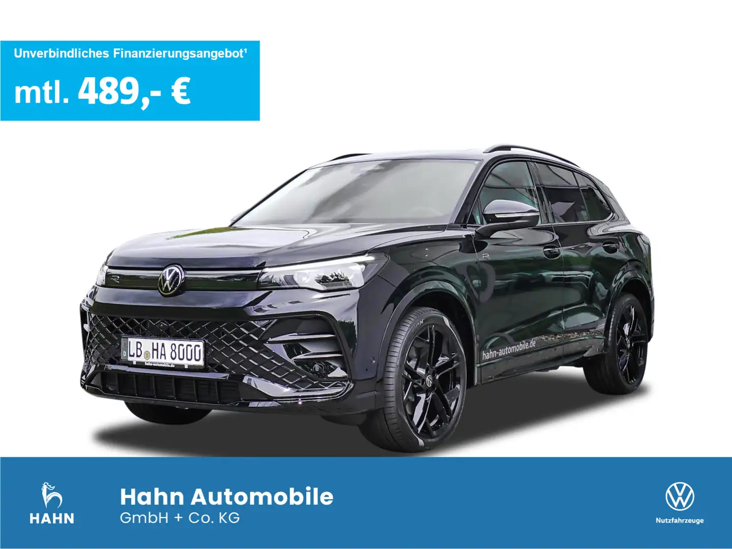 Volkswagen Tiguan R-Line 2,0 l TDI SCR 150 PS DSG AHK Schwarz - 1