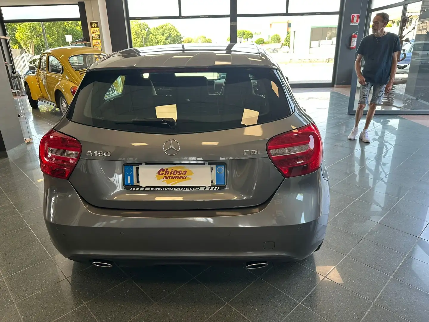 Mercedes-Benz A 180 Classe A - W176 cdi Sport auto Grigio - 2