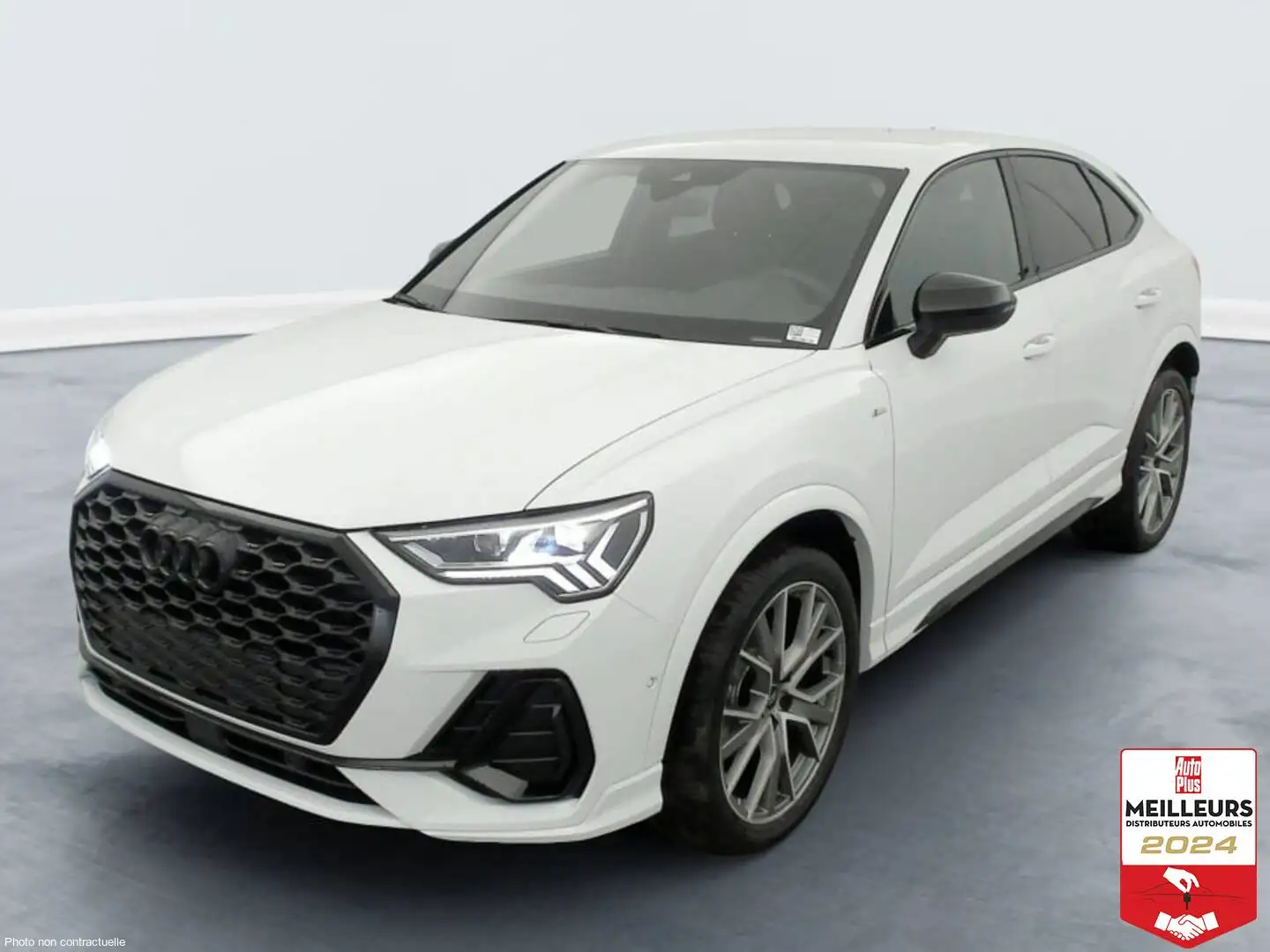 Audi Q3 35 TDI 150 ch S tronic 7 S line plus Blanc - 1