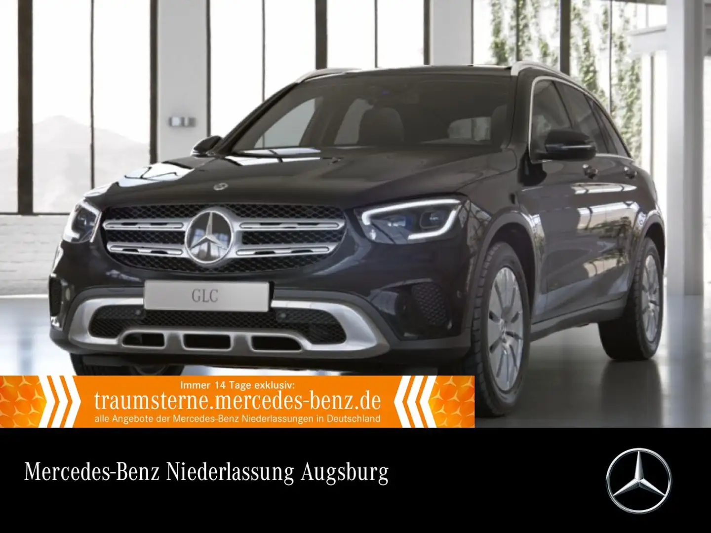 Mercedes-Benz GLC 220 d 4M PANO+AHK+MULTIBEAM+SPUR+TOTW+KEYLESS Schwarz - 1