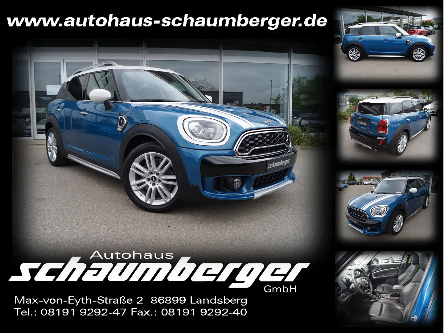 MINI Cooper SD Countryman A * Panorama * Navi * Leder Bleu - 1