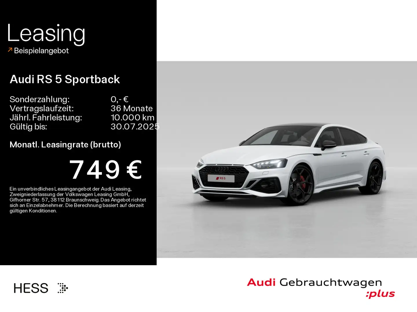 Audi RS5 *NAVI-PLUS*HUD*B&O*LASER*290KM/H*O Alb - 1