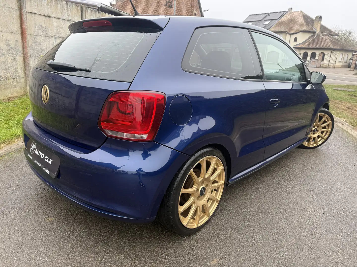 Volkswagen Polo Polo 1.2i ESSENCE 2010 Airco  Lez Ok Euro 5 Bleu - 2
