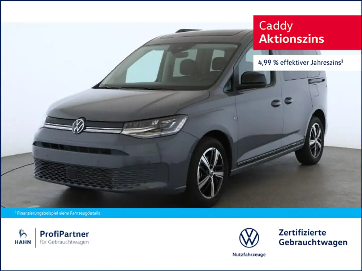 Volkswagen Caddy Dark Label 1.5TSI 85KW DSG LED NAVI Grau - 1