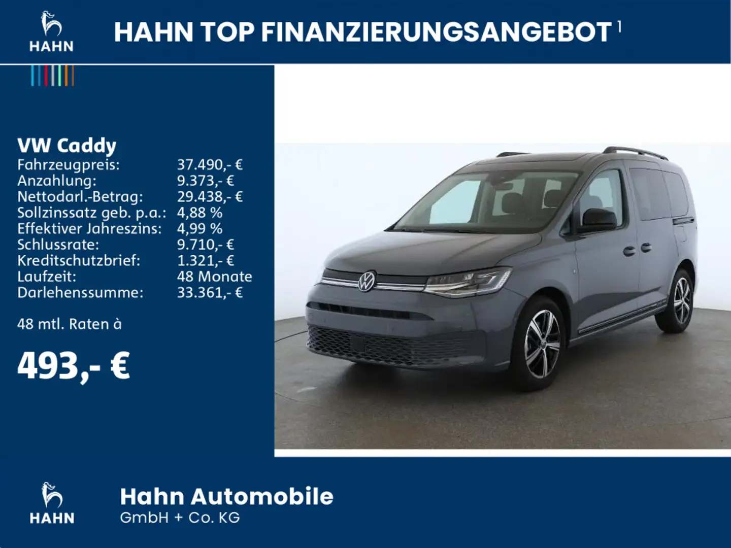 Volkswagen Caddy Dark Label 1.5TSI 85KW DSG LED NAVI Grau - 2