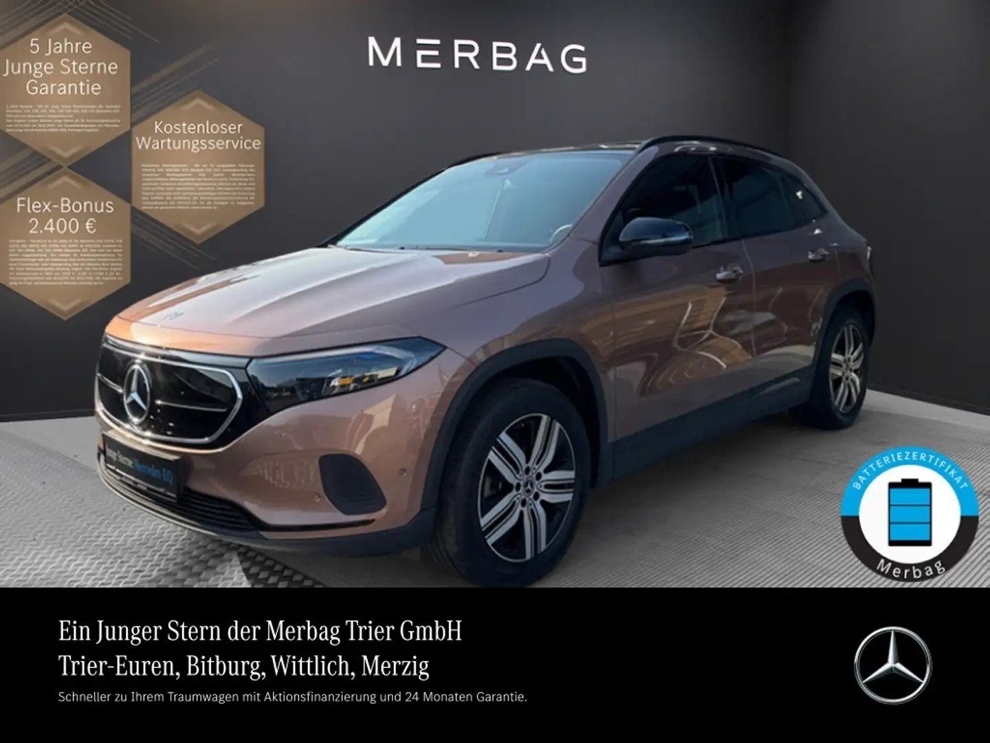 Mercedes-Benz EQA 300 4M *Pano Night AHK Keyless-Go Kamera Gold - 1